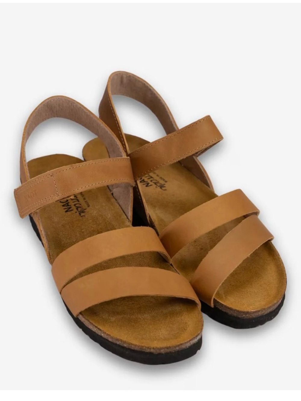 NAOT Kayla Oily Dune Nubuck Leather Slingback Sandals Women's 41 US 10